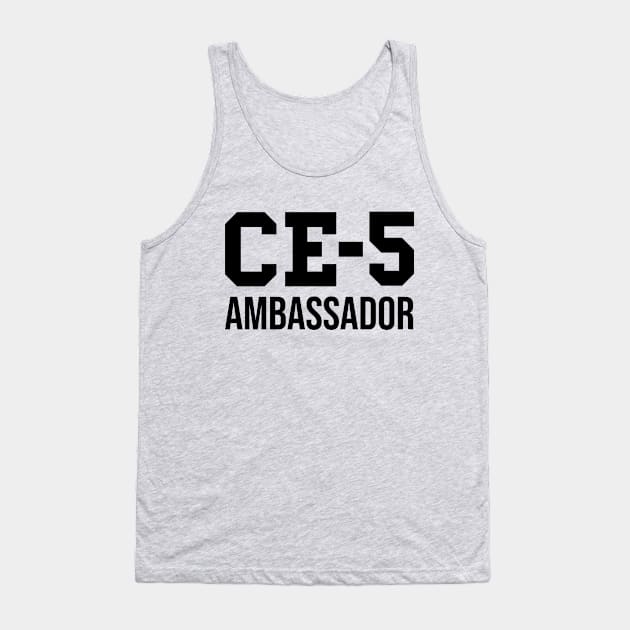 CE-5 Ambassador (Black Text) Tank Top by ACE5Handbook